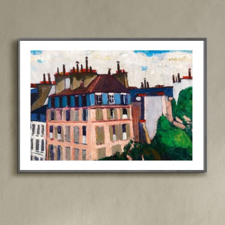 Rooftops, Paris by Henry Lyman Sayen