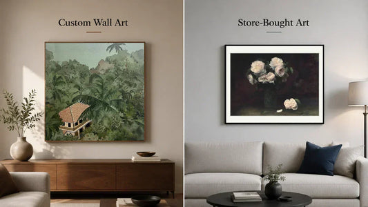 Custom Wall Art vs Store-Bought