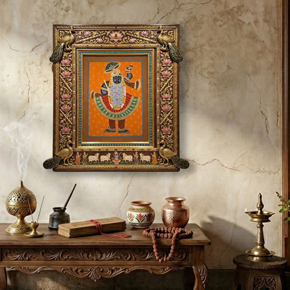 Handpainted Shrinathji - Unframed