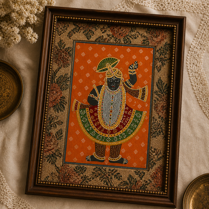 Handpainted Shrinathji - Unframed