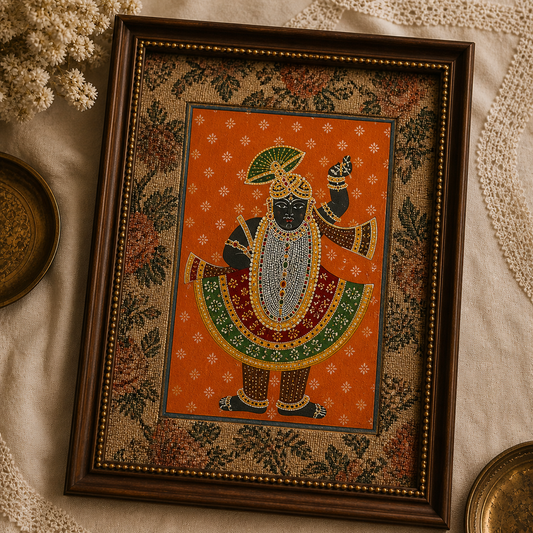 Handpainted Shrinathji - Unframed
