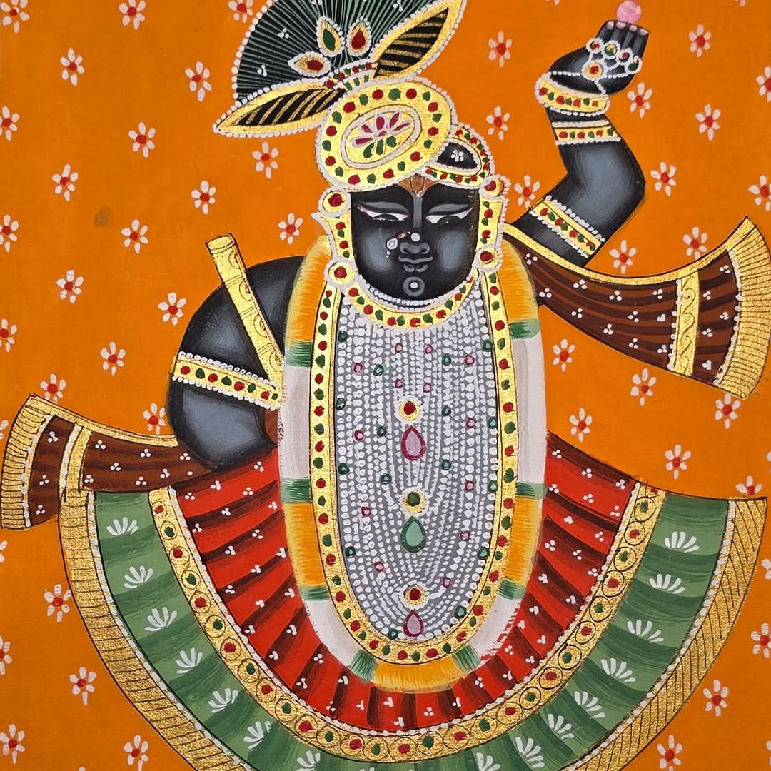 Handpainted Shrinathji - Unframed