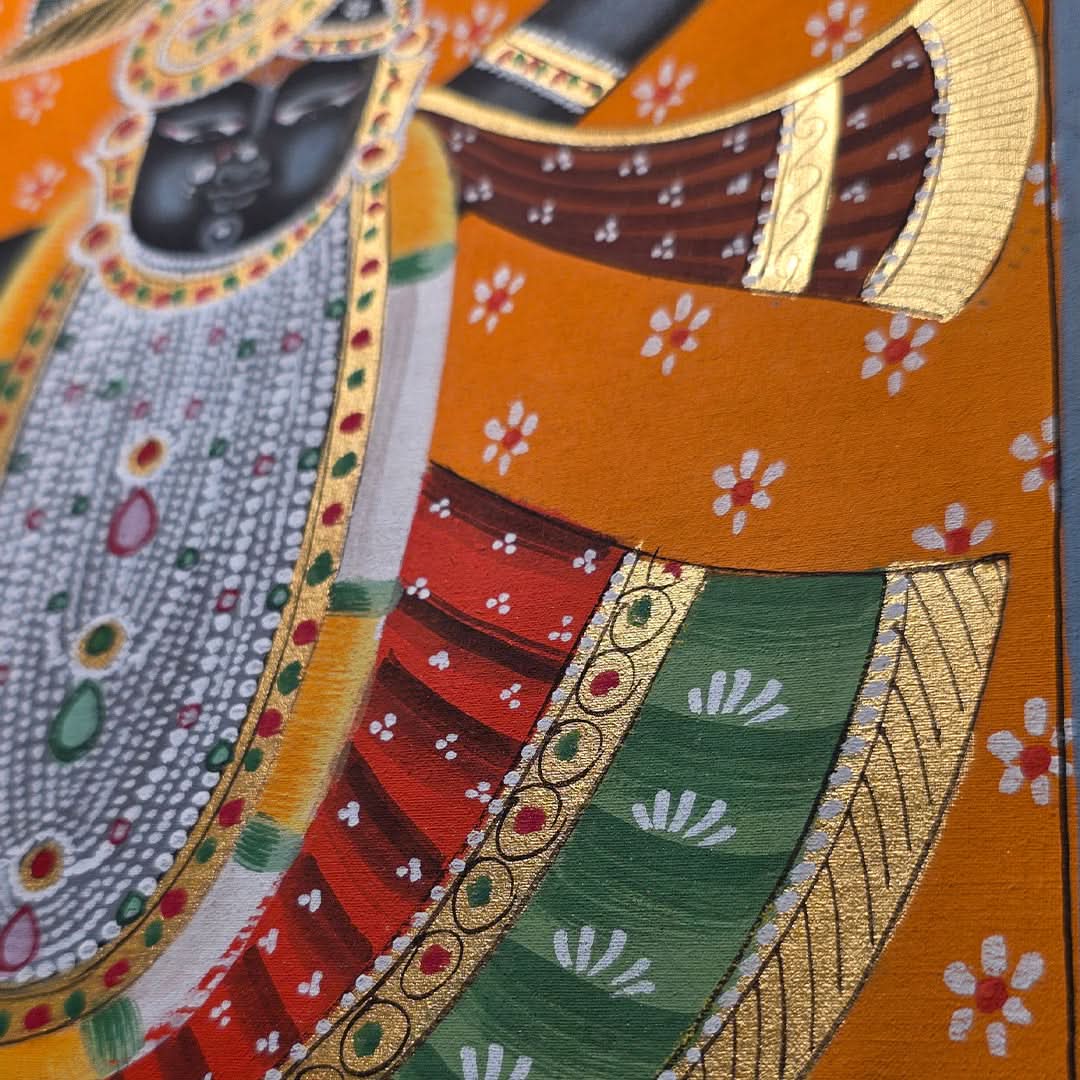 Handpainted Shrinathji - Unframed