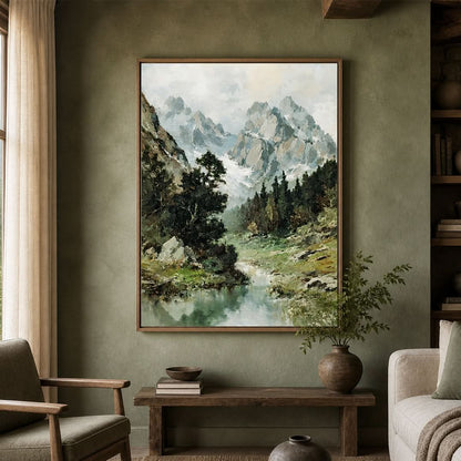 Mountains and Trees