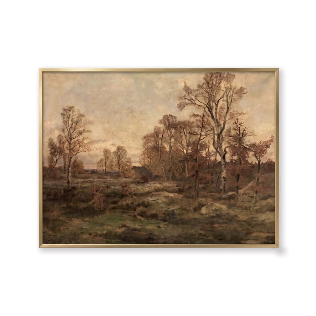 The Forest of Fontainebleau – Autumn Evening