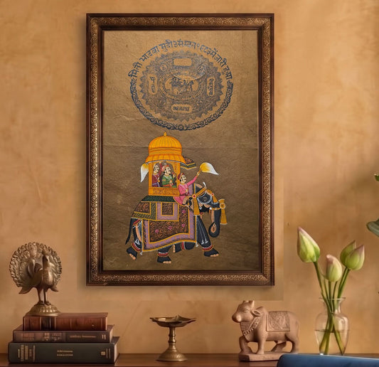 Raja's Palkhi on Folio - Hand-painted