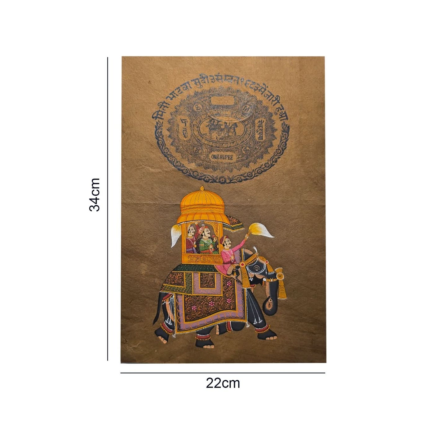 Raja's Palkhi on Folio - Hand-painted