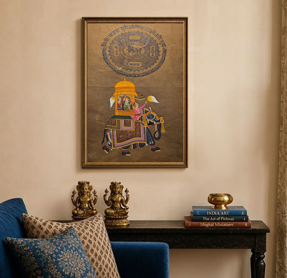 Raja's Palkhi on Folio - Hand-painted