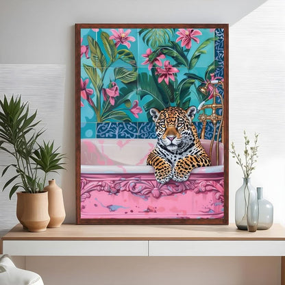 Leopard in a Bathtub
