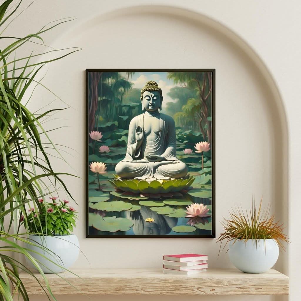 Buddha Wall Painting