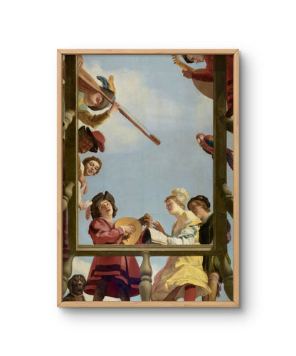 Musical Group on a Balcony