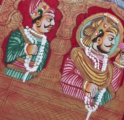 Maharaja on Elephant - Handpainted