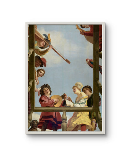 Musical Group on a Balcony