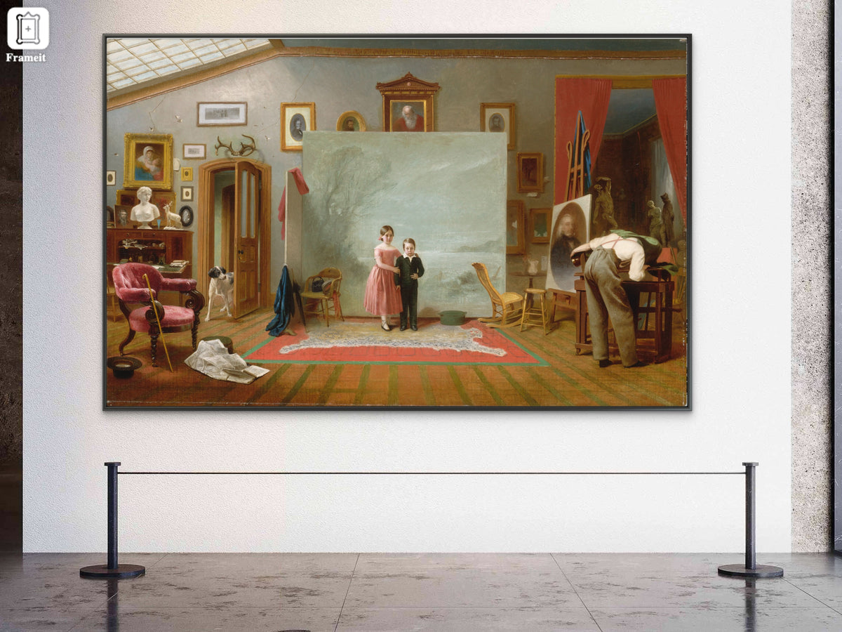 Interior with Portraits