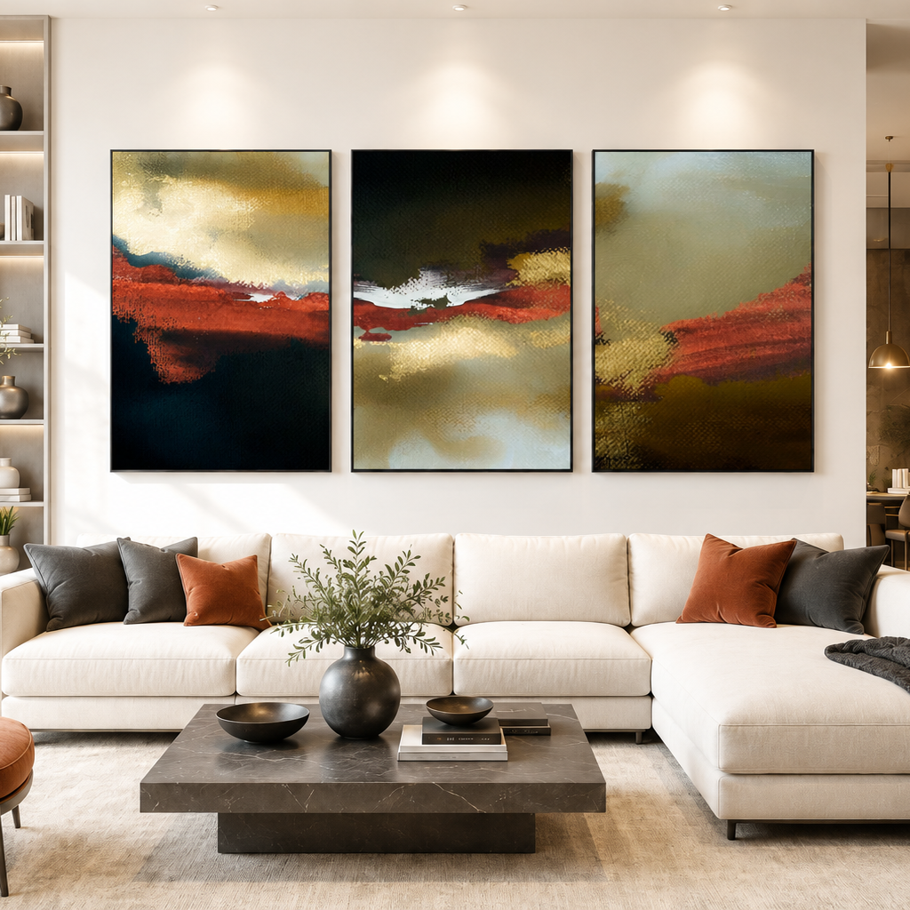 Abstract Rhythm -Set of 3