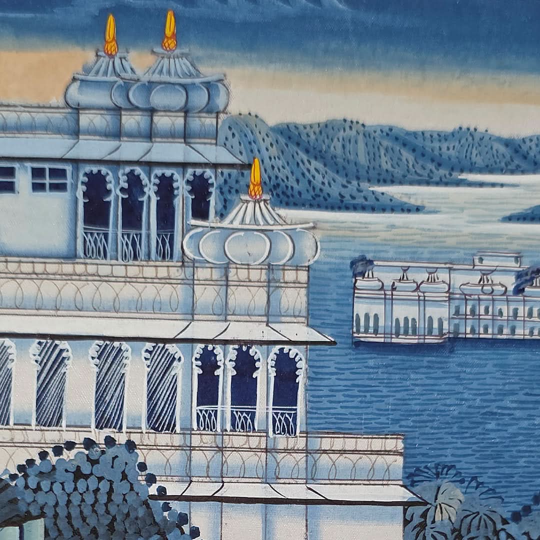 Handpainted Royal Palace and Procession