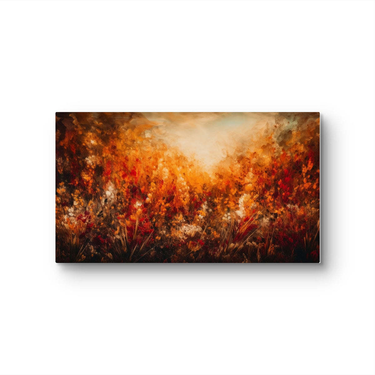 Painted Warm Bushes Art