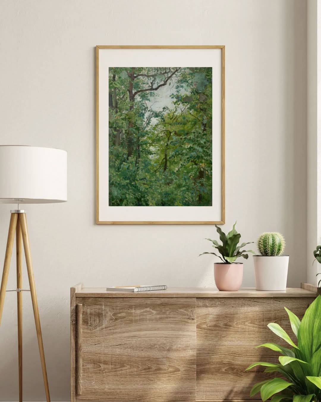 Vintage Trees Painting