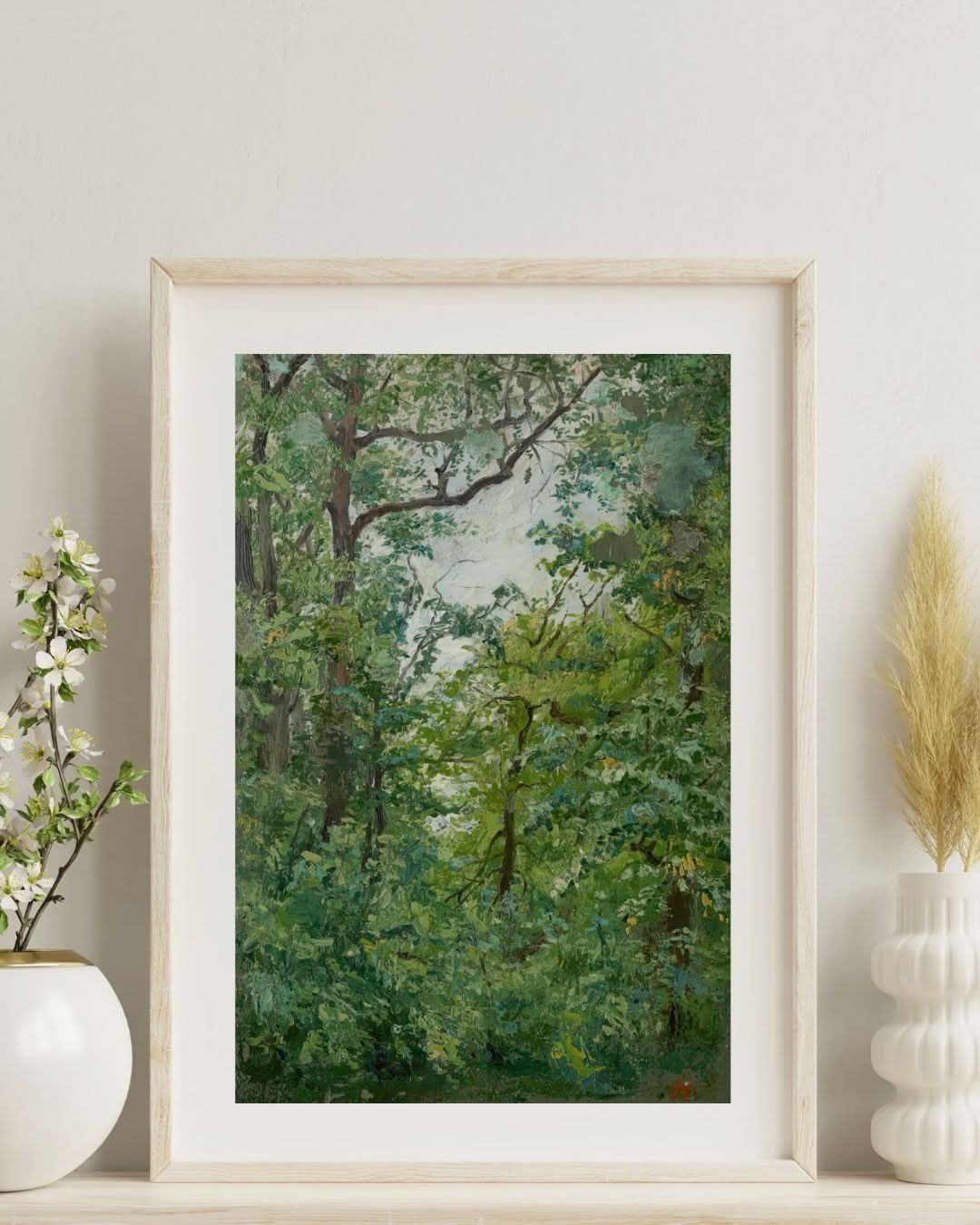 Vintage Trees Painting