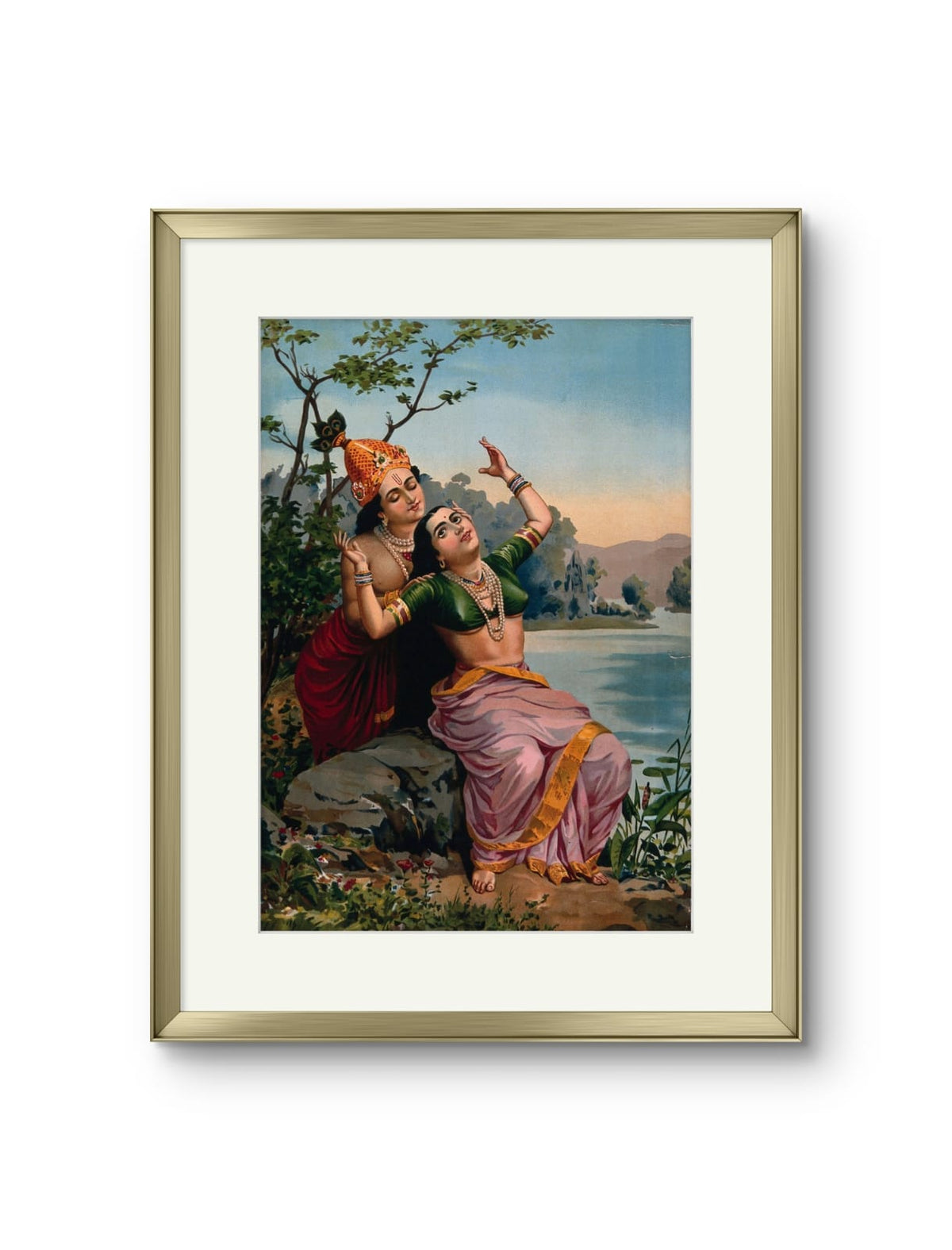 Raja Ravi Varma - Krishna & Radha