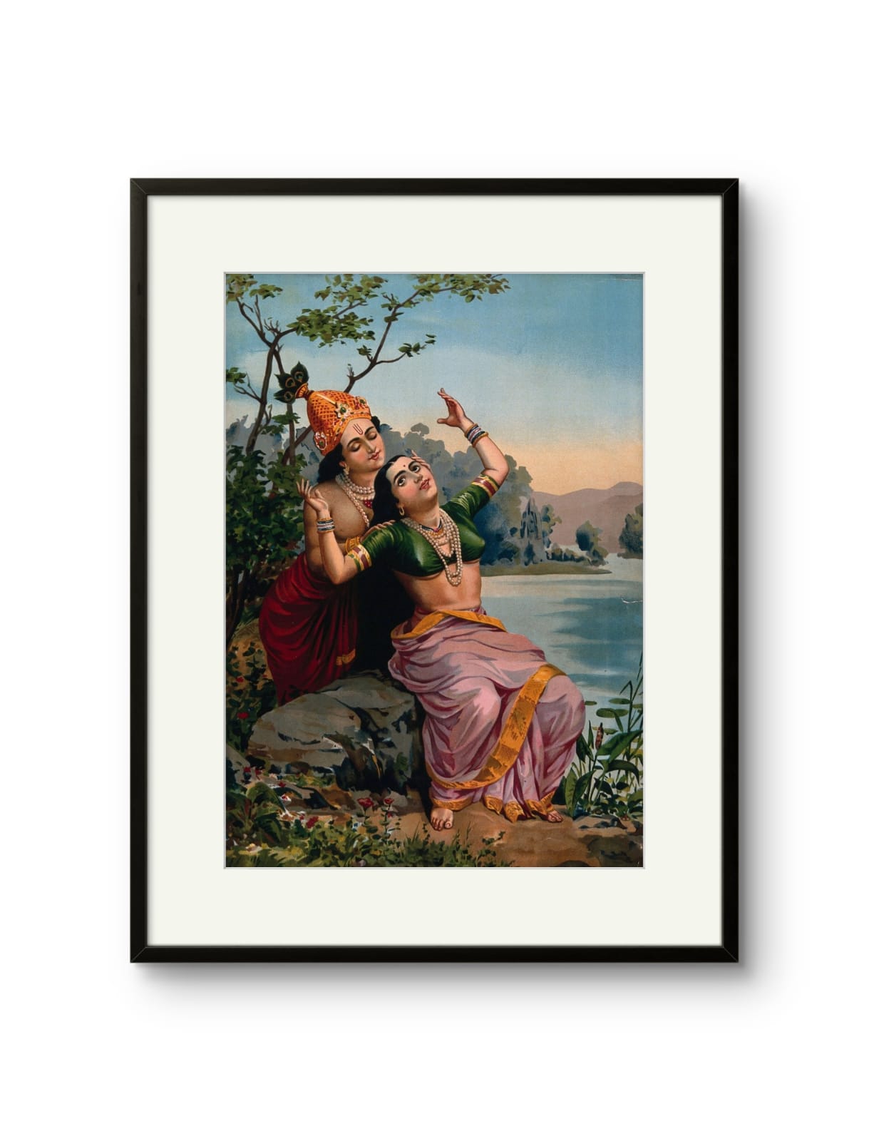 Raja Ravi Varma - Krishna & Radha