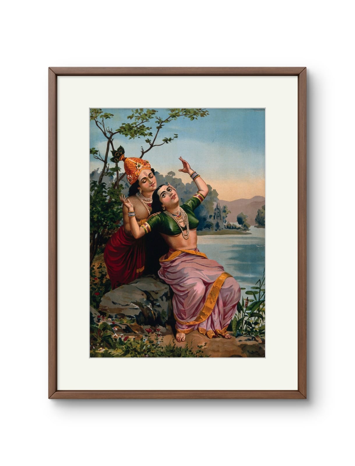 Raja Ravi Varma - Krishna & Radha