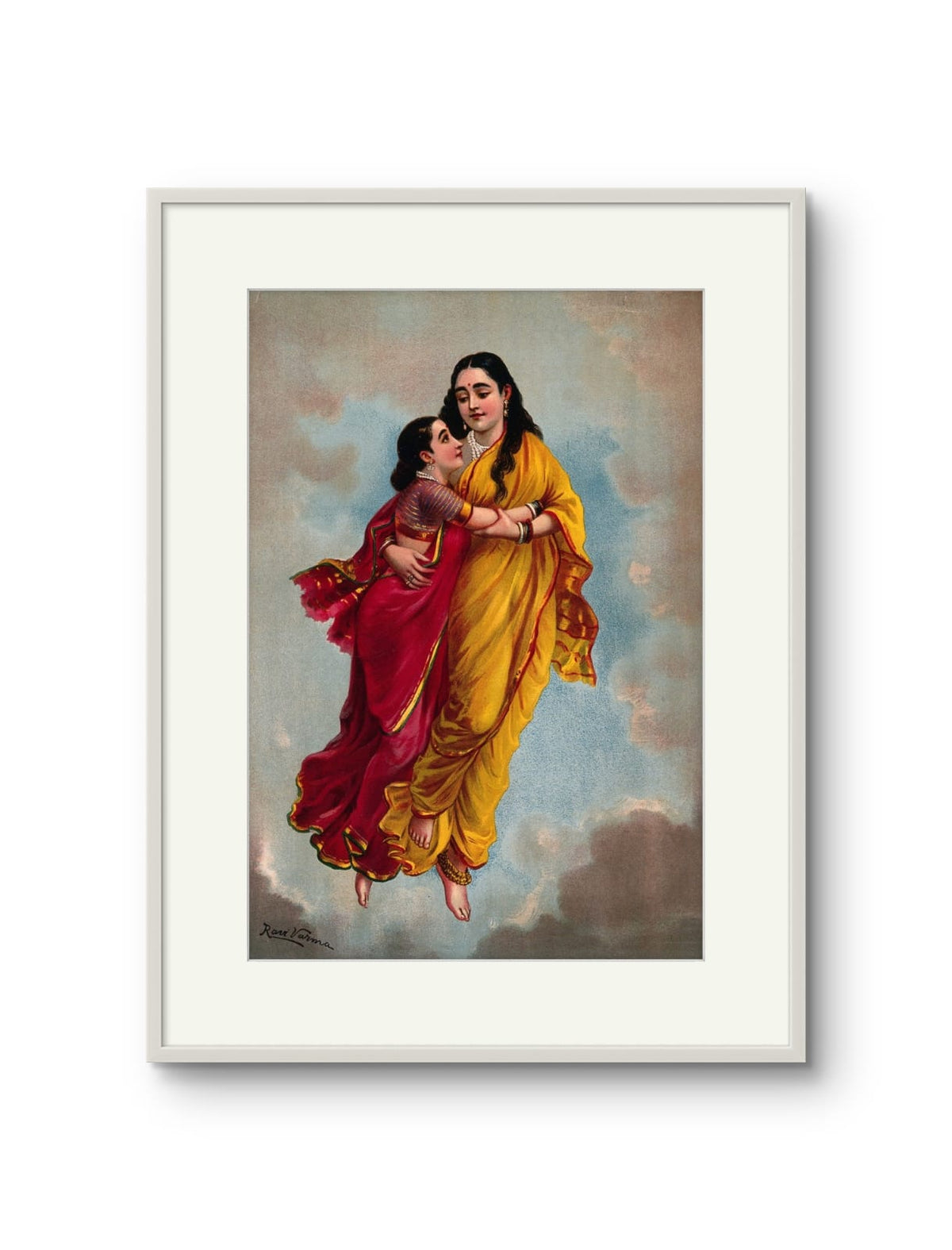 Raja Ravi Varma - Menaka & Shakuntala
