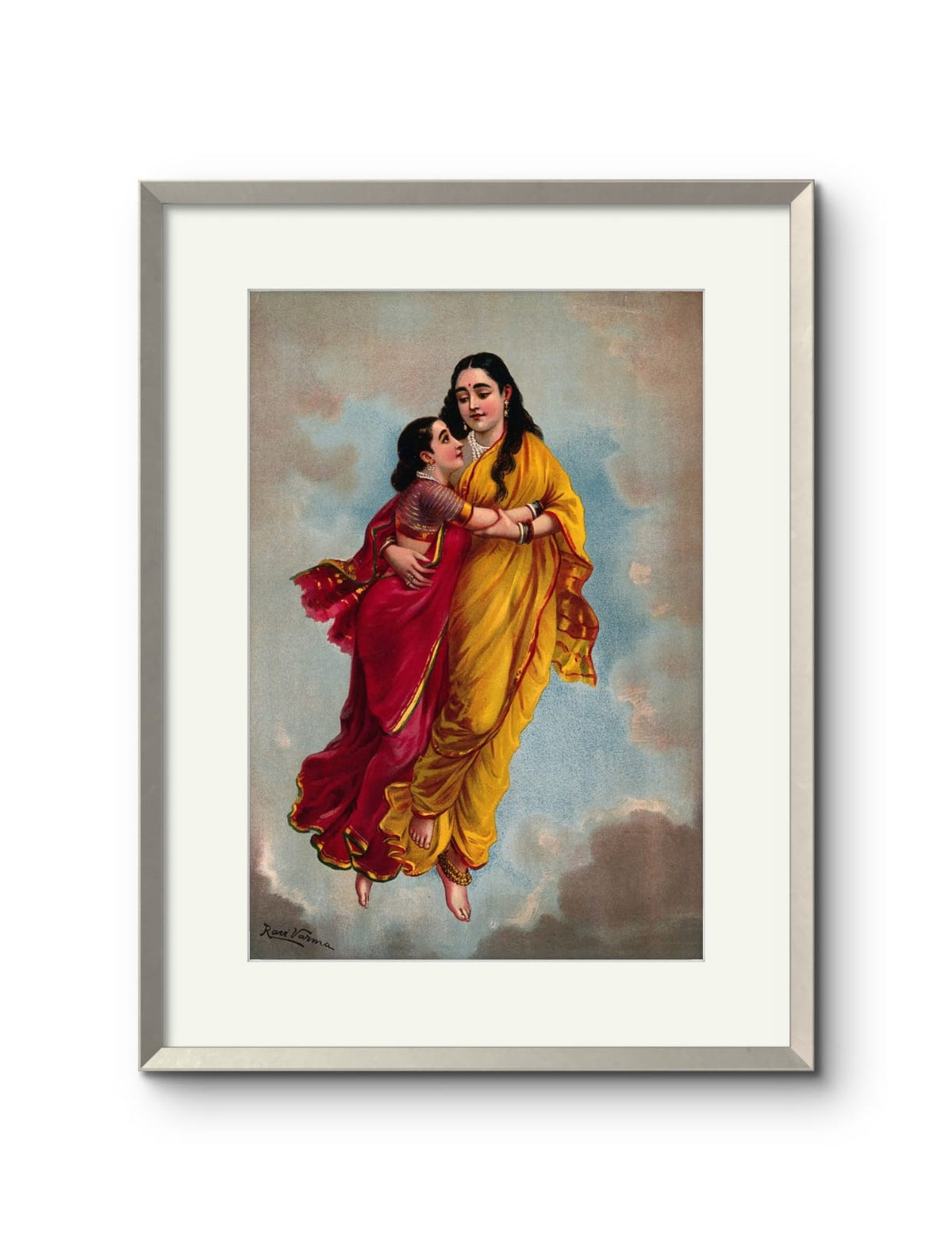 Raja Ravi Varma - Menaka & Shakuntala