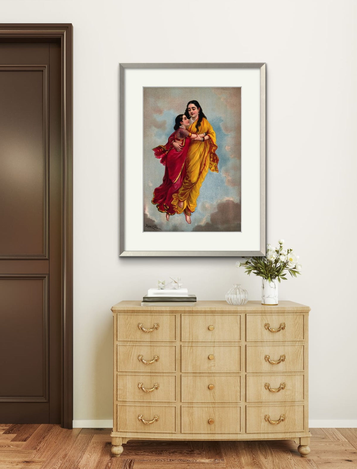 Raja Ravi Varma - Menaka & Shakuntala