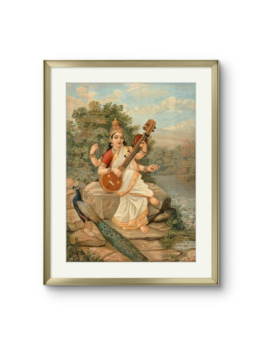 Raja Ravi Varma - Saraswati