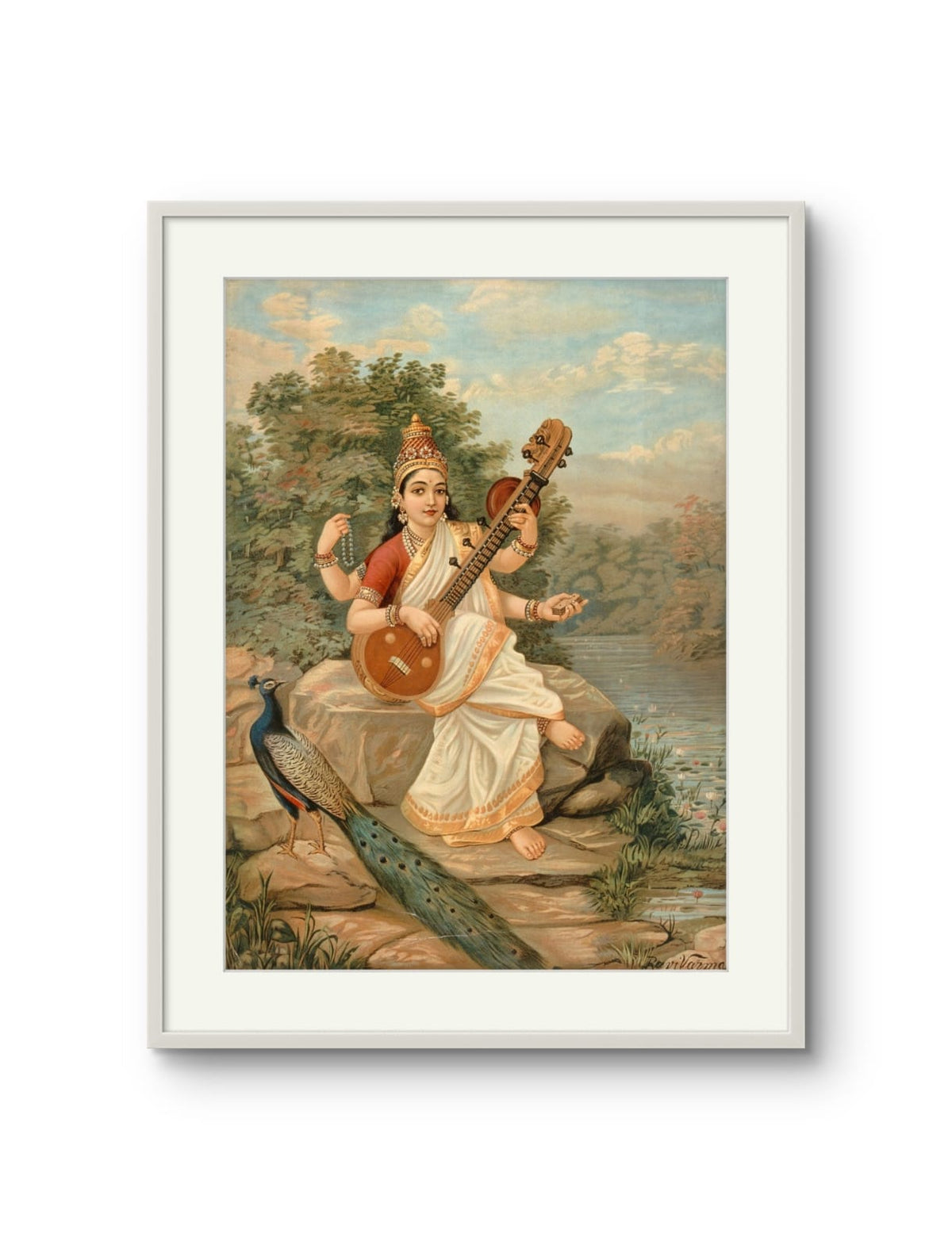 Raja Ravi Varma - Saraswati