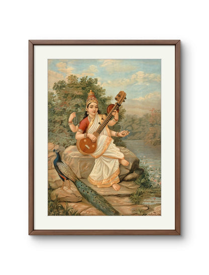 Raja Ravi Varma - Saraswati