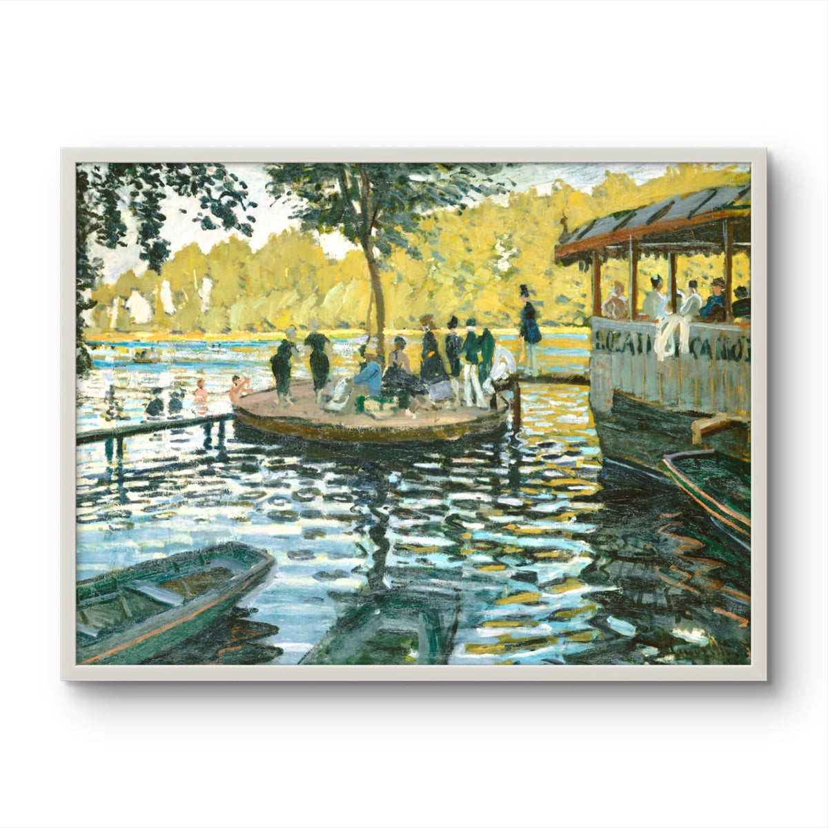 La Grenouillere floating restaurant - Claude Monet