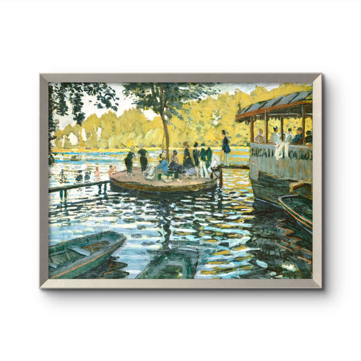 La Grenouillere floating restaurant - Claude Monet