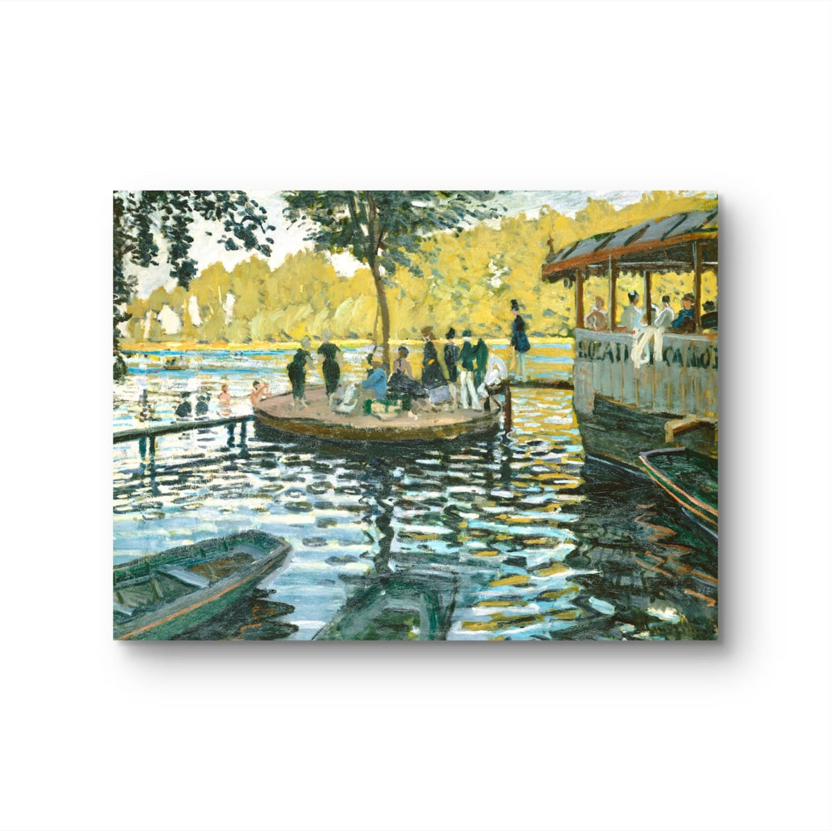 La Grenouillere floating restaurant - Claude Monet