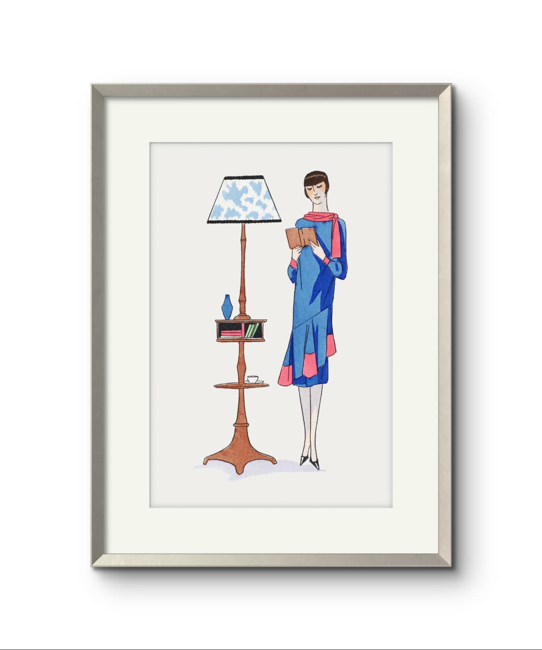 The afternoon dress – Premium Abstract Art Print