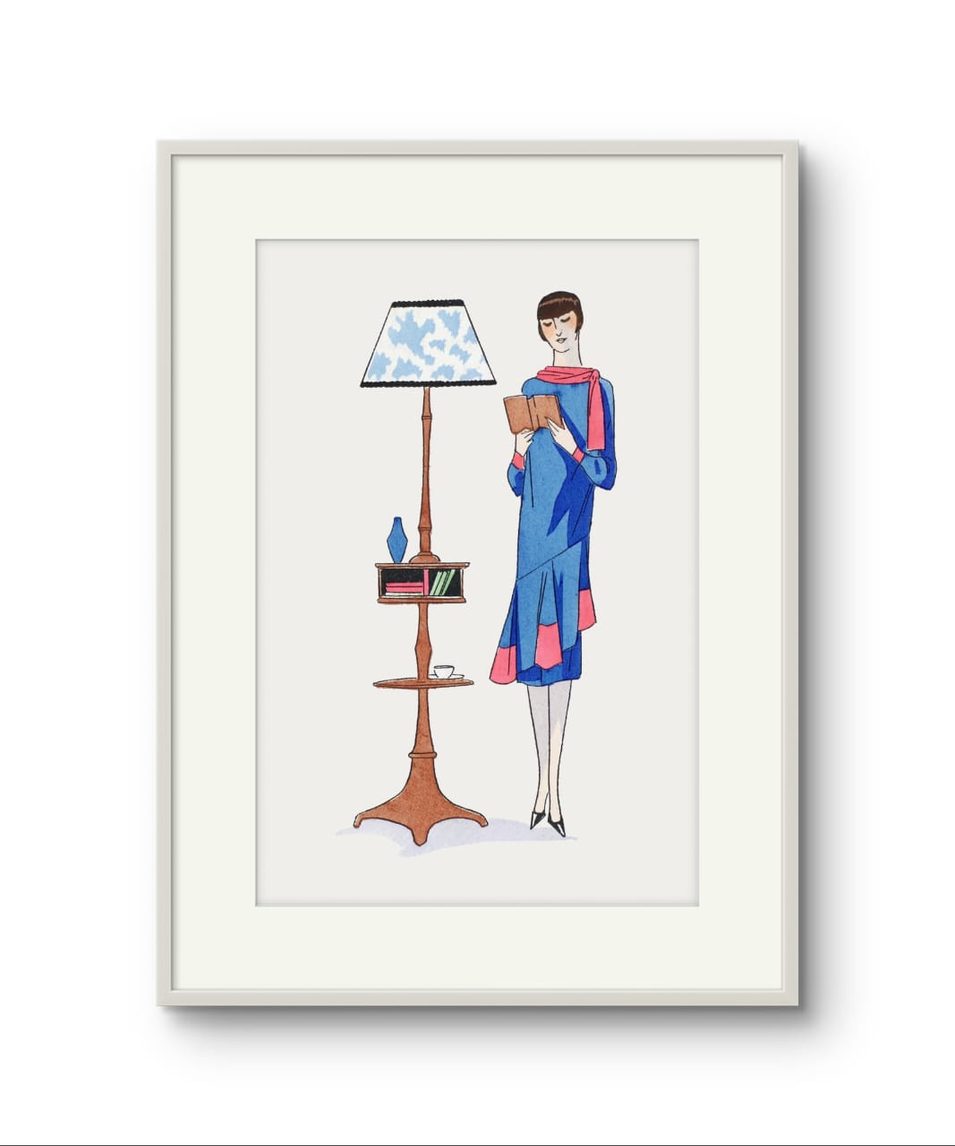 The afternoon dress – Premium Abstract Art Print