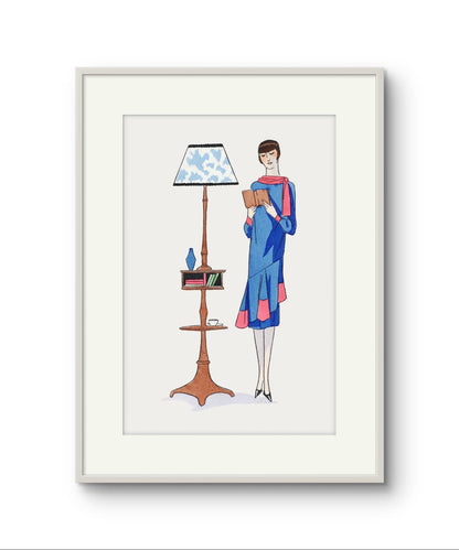 The afternoon dress – Premium Abstract Art Print