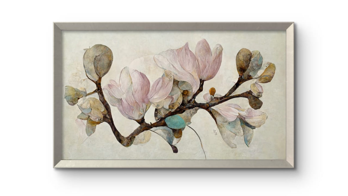 Magnolia Magique – Premium Abstract Art Print