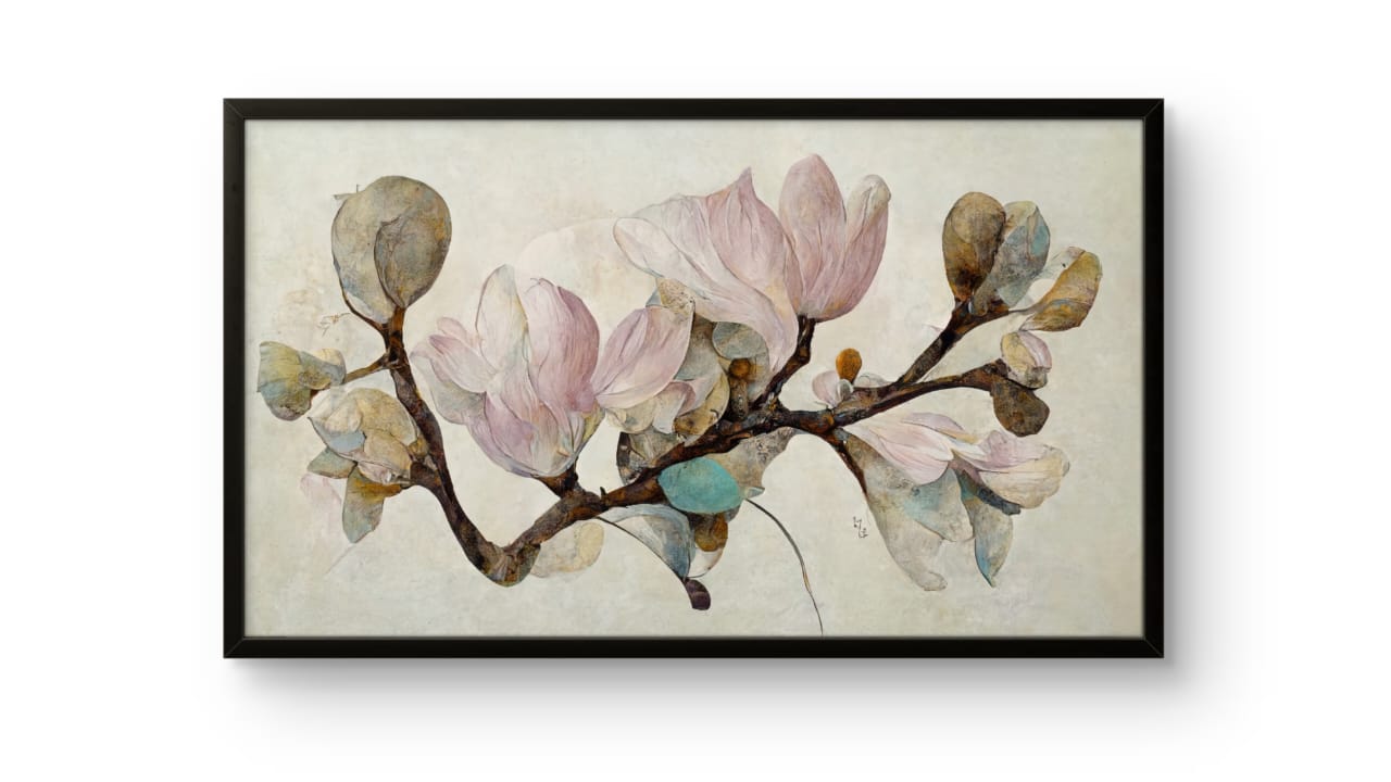 Magnolia Magique – Premium Abstract Art Print