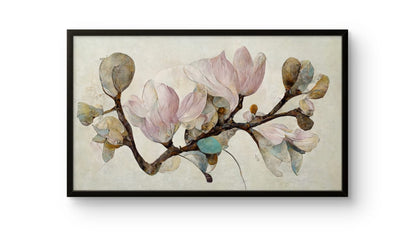 Magnolia Magique – Premium Abstract Art Print