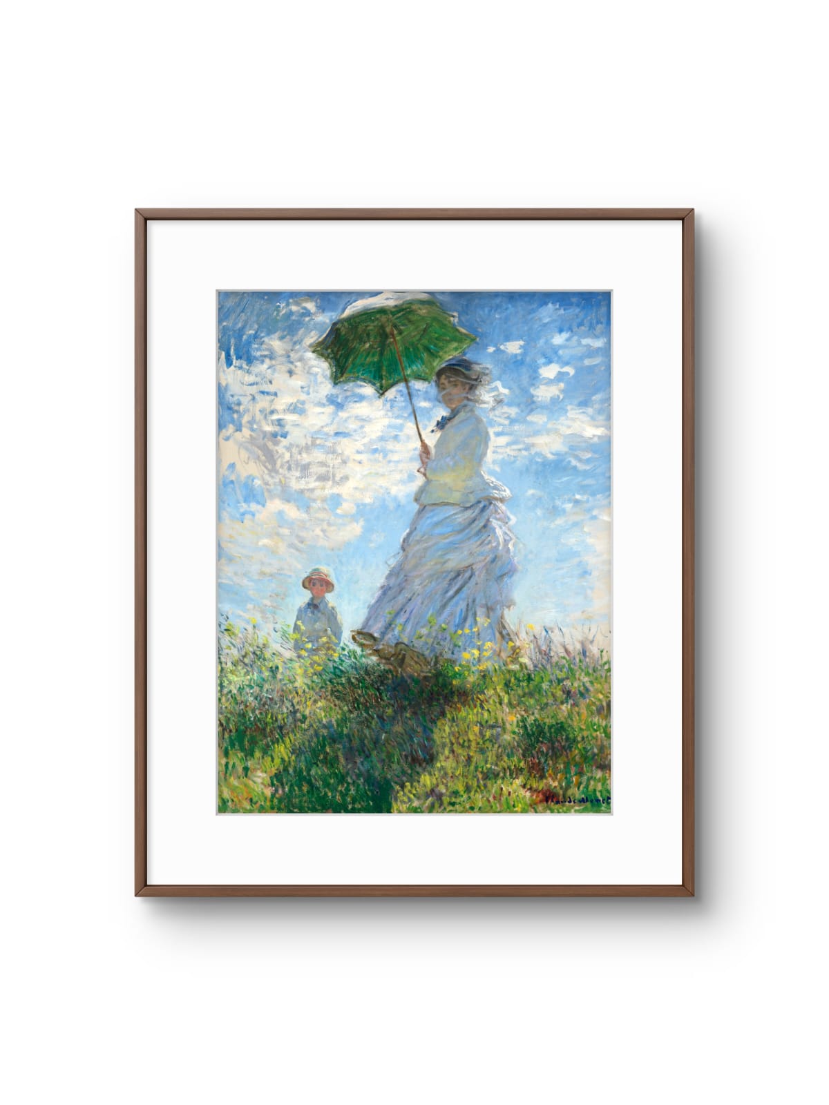 Lady with a Parasol - Claude Monet