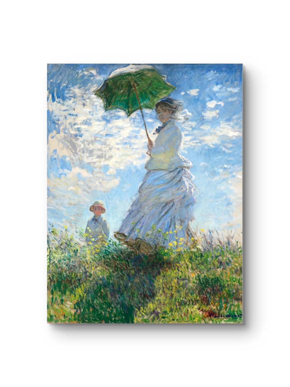 Lady with a Parasol - Claude Monet