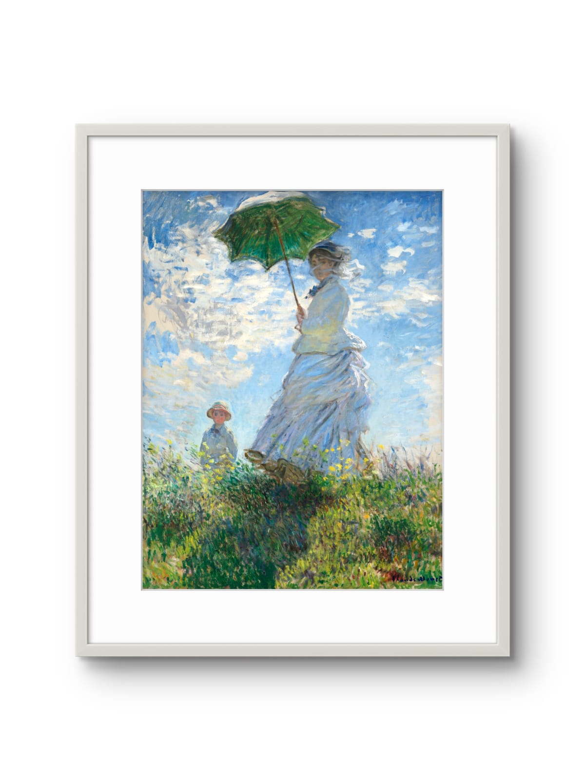 Lady with a Parasol - Claude Monet