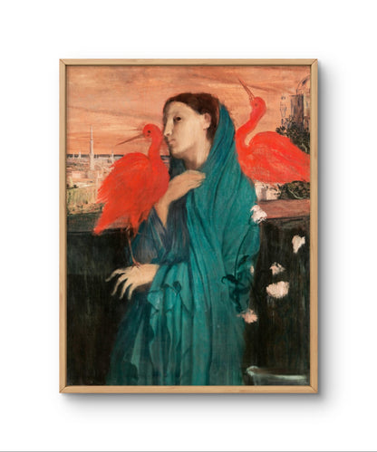 Edgar Degas - Young Woman with Ibis