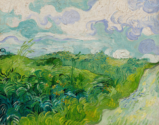 Green Wheat Fields Auvers - Van Gogh