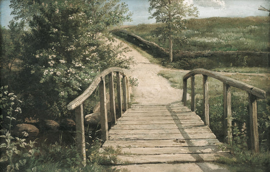 The bridge across the landscape