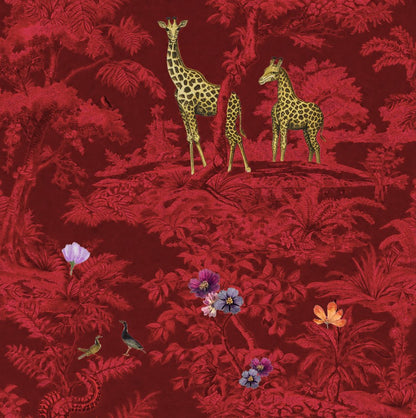 Crimson Savannah – close-up of the artwork